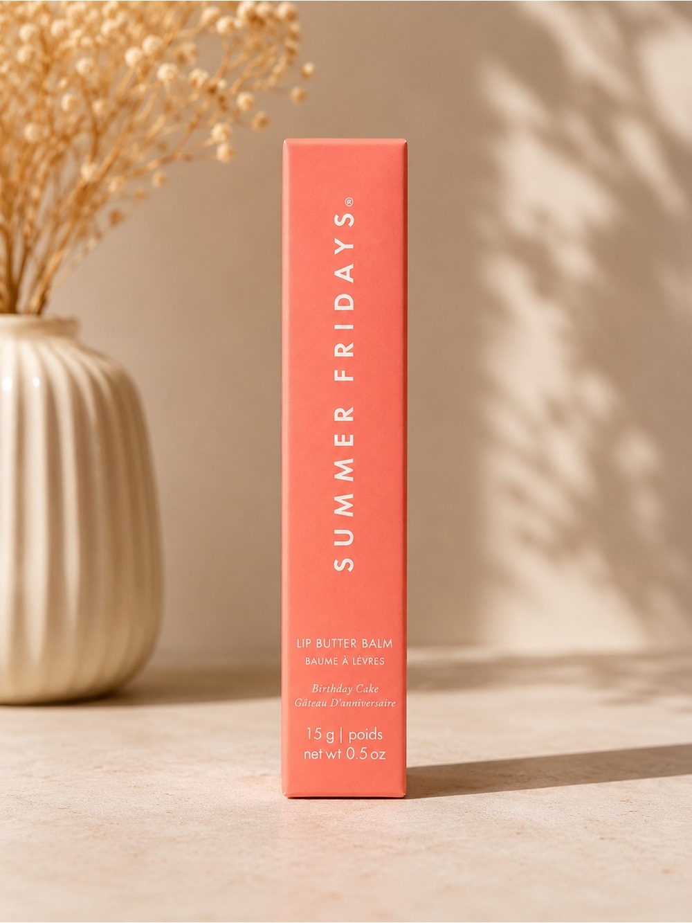 Summer Fridays Lip Butter Balm Birthday Cake NIB 15g / 0.5 oz